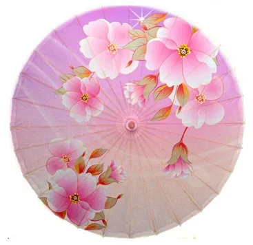 Бесплатная доставка диаметр 84 см розовый цветочный промасленный бумажный зонтик