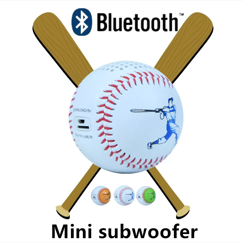 Buy Portable Sports Baseball mini speaker Bluetooth