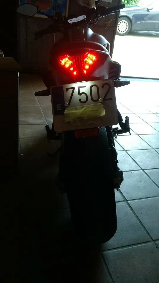 Мотоцикл задний светодиодный номерной знак лампа светильник s для Kawasaki NINJA 650R ER6F ER6N VERSYS W800 SE Z750S