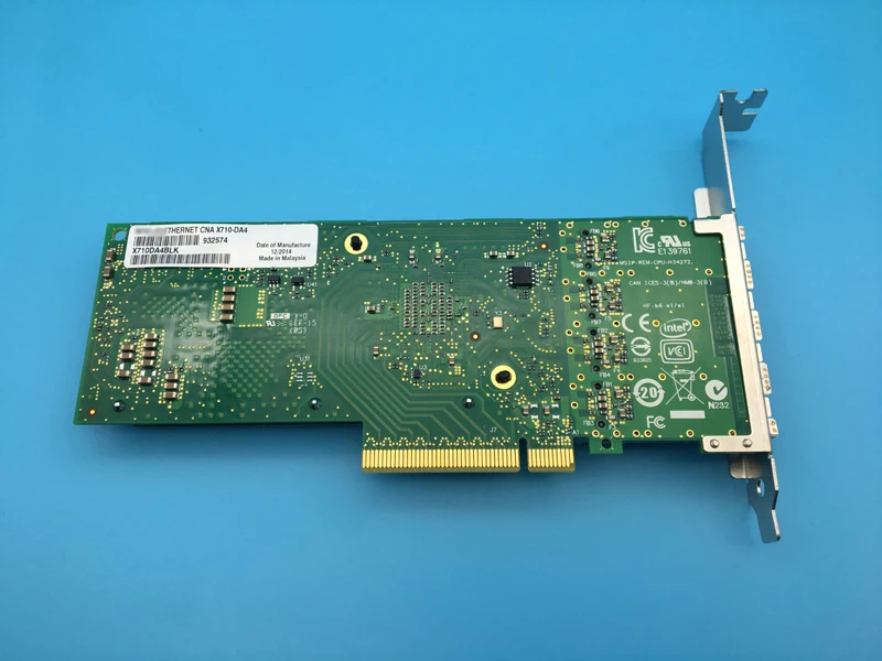 4 портовый 10 гигабитный Ethernet NIC X710 DA4 X710DA4 сетевой адаптер конвергентного