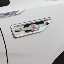 2 шт. в комплекте боковой светильник, декоративная накладка, хромированная накладка, АБС-пластик, автомобильные аксессуары для KIA RIO K2 2011 2012 2013, автомобильный Стайлинг