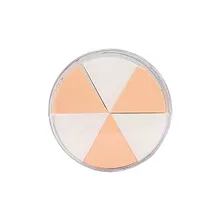 6 шт. Косметическая пуховка Косметика Красота Женщины основа спонж для нанесения пудры Лицевая ГУБКА