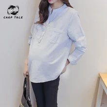 Maternity Autumn Blouse Casual Chiffon Pregnant Women Loose Full Shirts Women's Clothing Pregnancy Clothes Tops For Maternity Maternity Autumn Blouse Casual Chiffon Pregnant Women Loose Full Shirts Women's Clothing Pregnancy Clothes Tops For Maternity