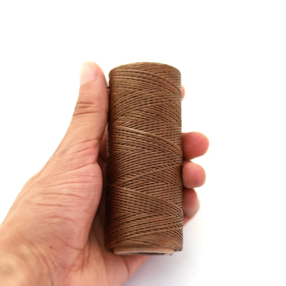 waxed thread 1.0mm brown 3