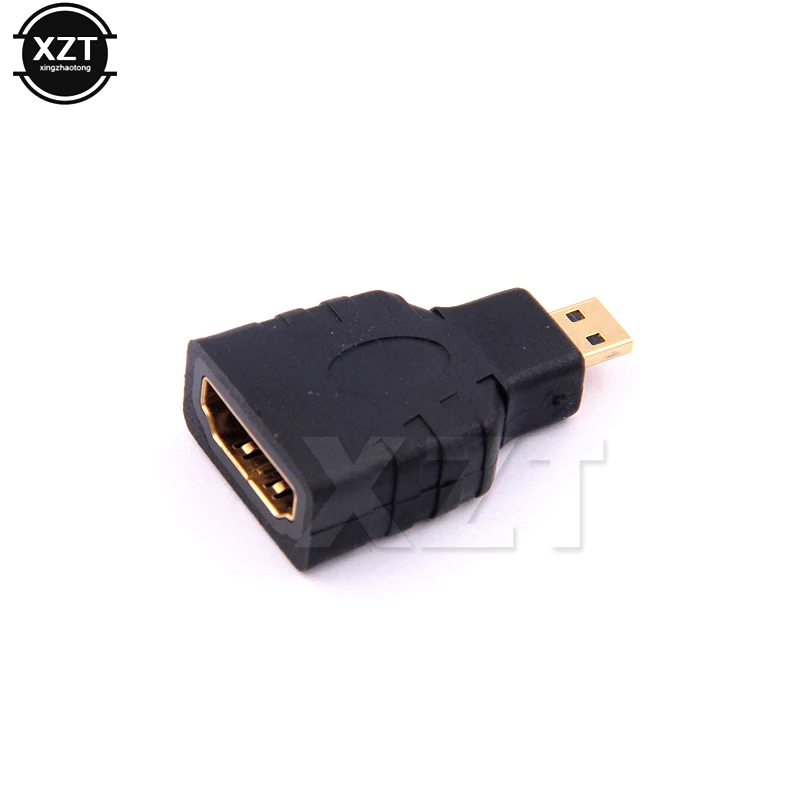 3 шт. черный Лидер продаж микро HDMI к HDMI адаптер Мужской к femal adpater Для HDTV конвертер