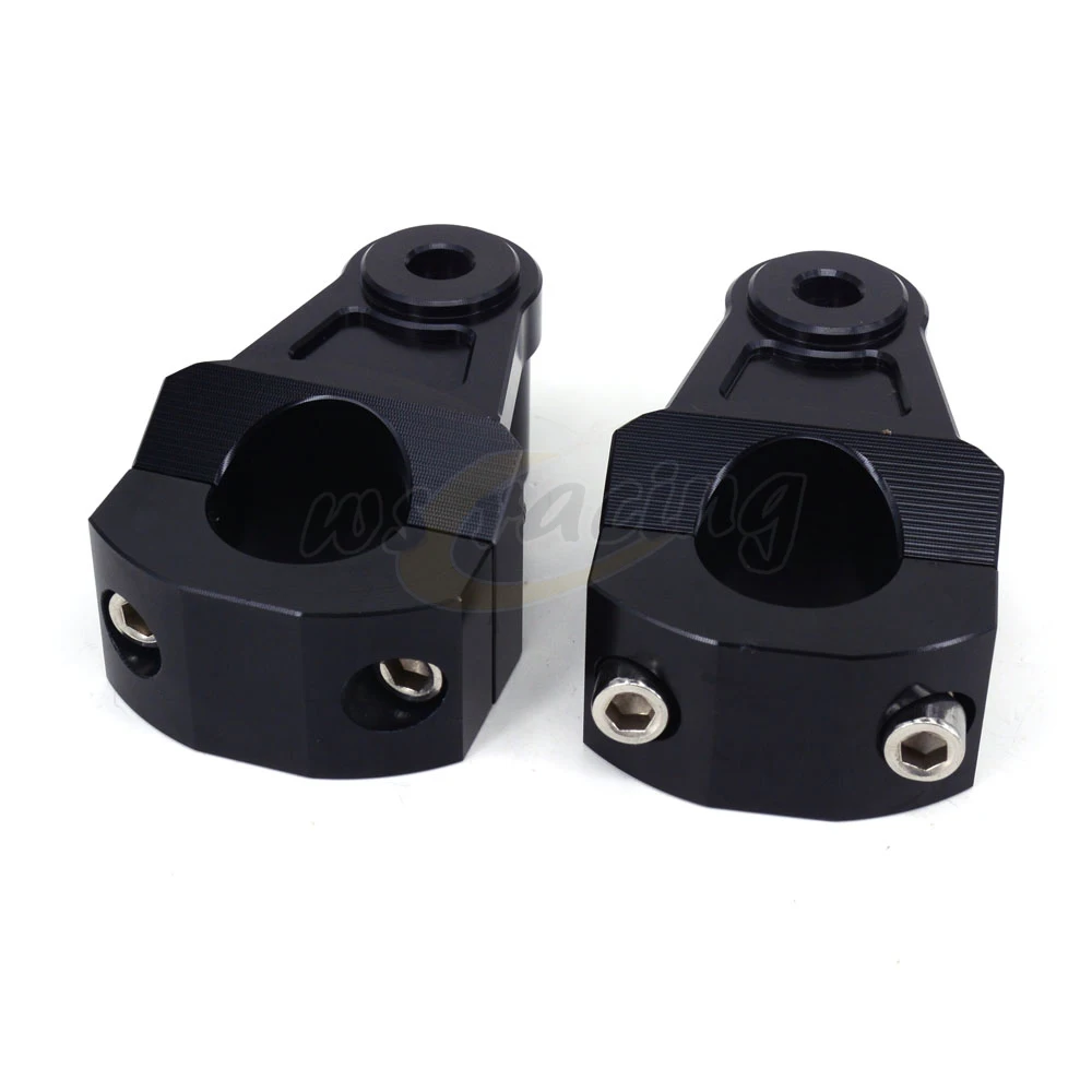 

CNC Aluminium Handlebar Raiser 55mm Fat Bar Clamp Mount change 28mm To 28mm For Pit Dirt Bike Motorcycle