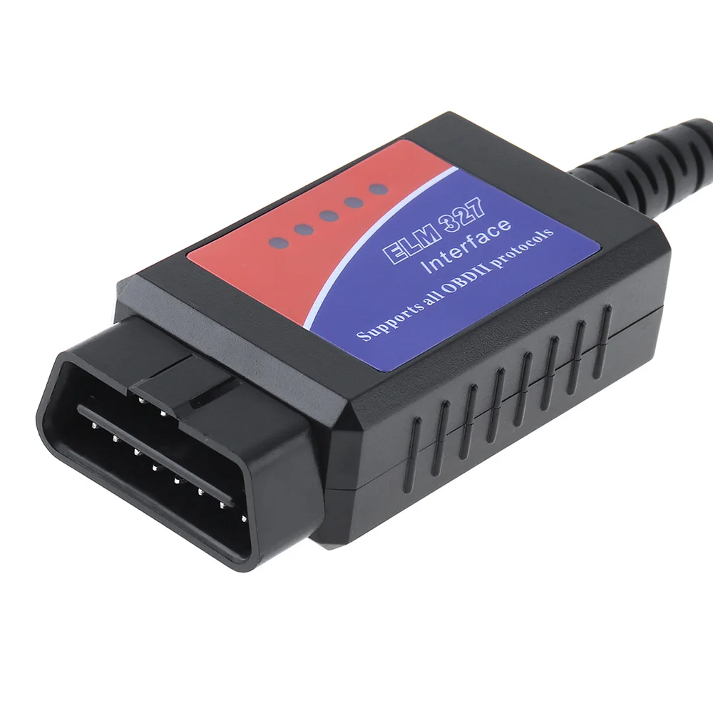 Автомобильный диагностический USB сканер прибор для считывания кодов ошибок ELM327