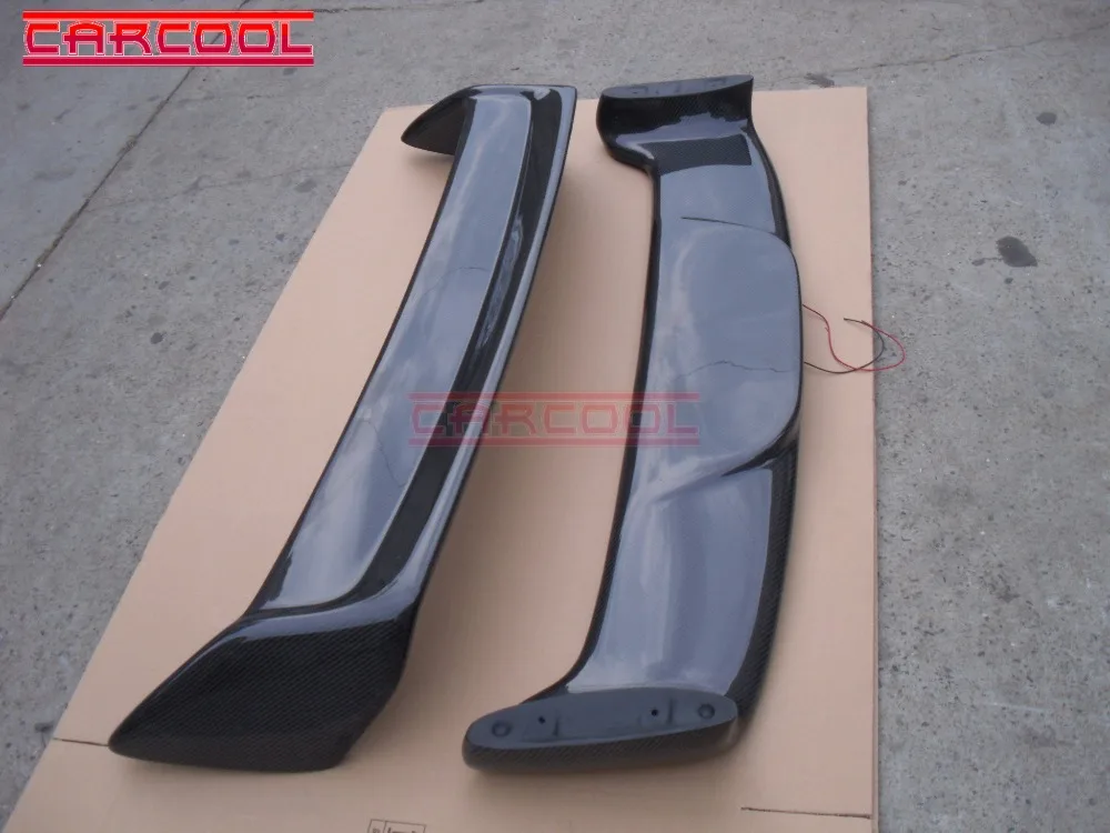 Автомобильный Стайлинг CF углеродное волокно тюнинг-пакет для 1998-2000, автомобильные аксессуары, брелок для автомобиля Subaru, WRX6 GC8 STI Стиль задний спойлер крыло со стоп-сигналами