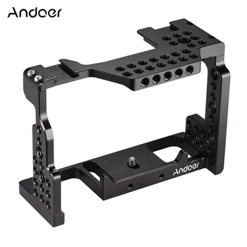 

Andoer Camera Cage Aluminum Alloy 1/4" Screw Video Film Movie Making Stabilizer for Sony A7II/A7III/A7SII/A7M3/A7RII/A7RIII