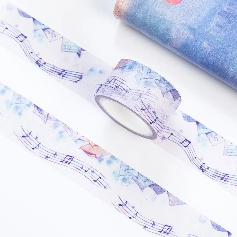 

1 PC Creative Cute Masking Tape Kawaii Diary DIY Decoration Washi Tape Hand Account Adhesive Tape Art School Supplies 02498