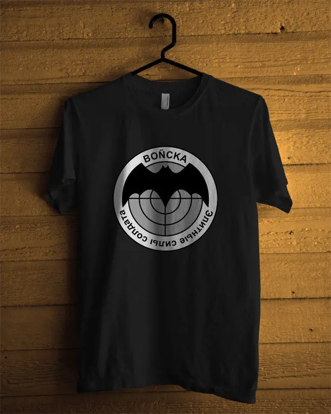 

T-Shirt Boncka Russia Elite Bat Zielscheibe Speznas Military Army Forces Unit Free shipping Harajuku Tops t shirt Fashion