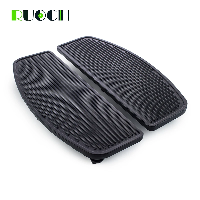 Motorcycle Accessories Front Rubber Rider Insert Floorboard Footrest For Harley Touring FLTR FLHS Dyna Softail Road King | Автомобили и