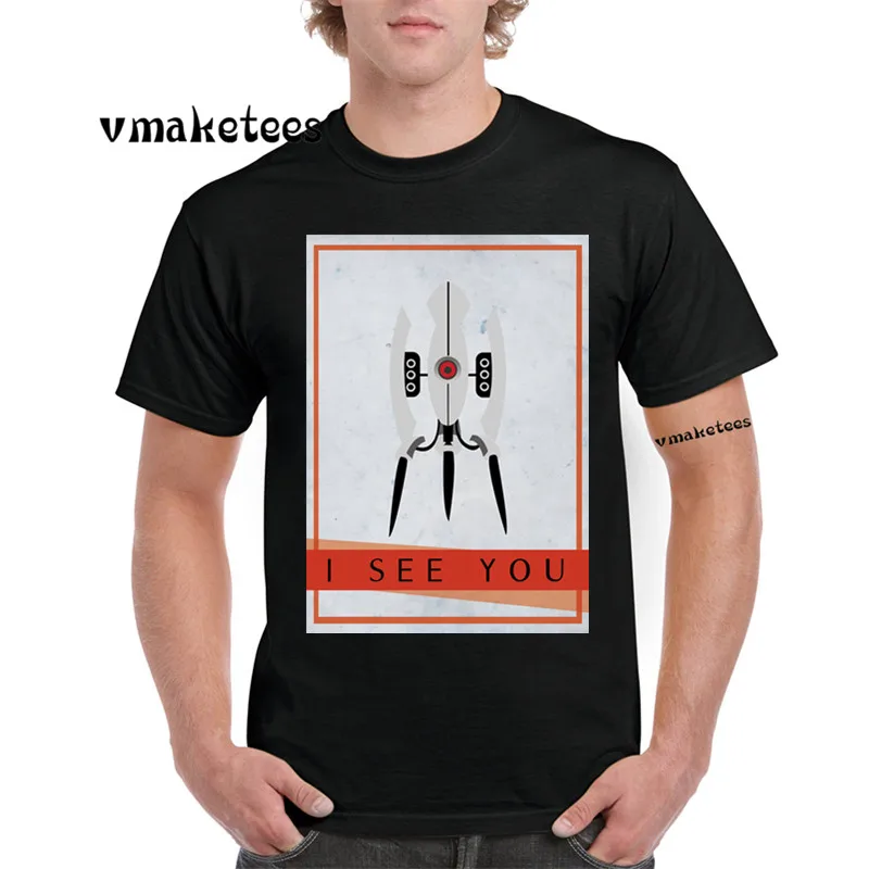 PORTAL Game Fashion T-shirt O-Neck Short Sleeve Summer Casual Unisex Funny Tshirt GMT4307 | Мужская одежда