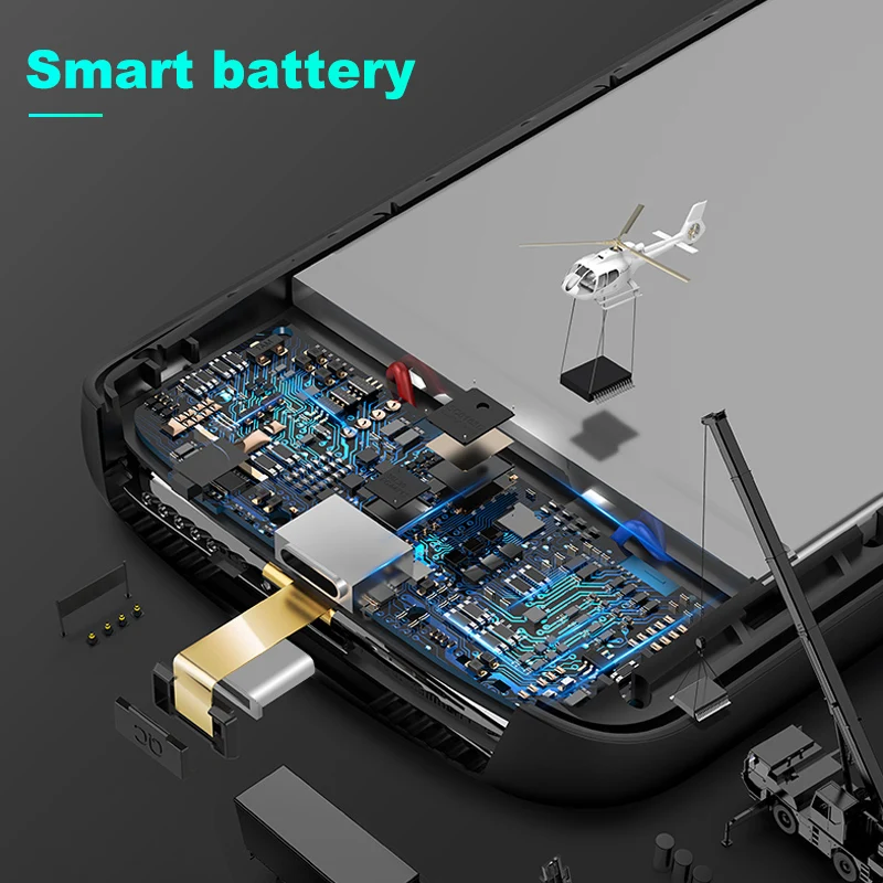 Чехол для зарядного устройства Huawei Mate 20 чехол аккумулятора Pro внешний