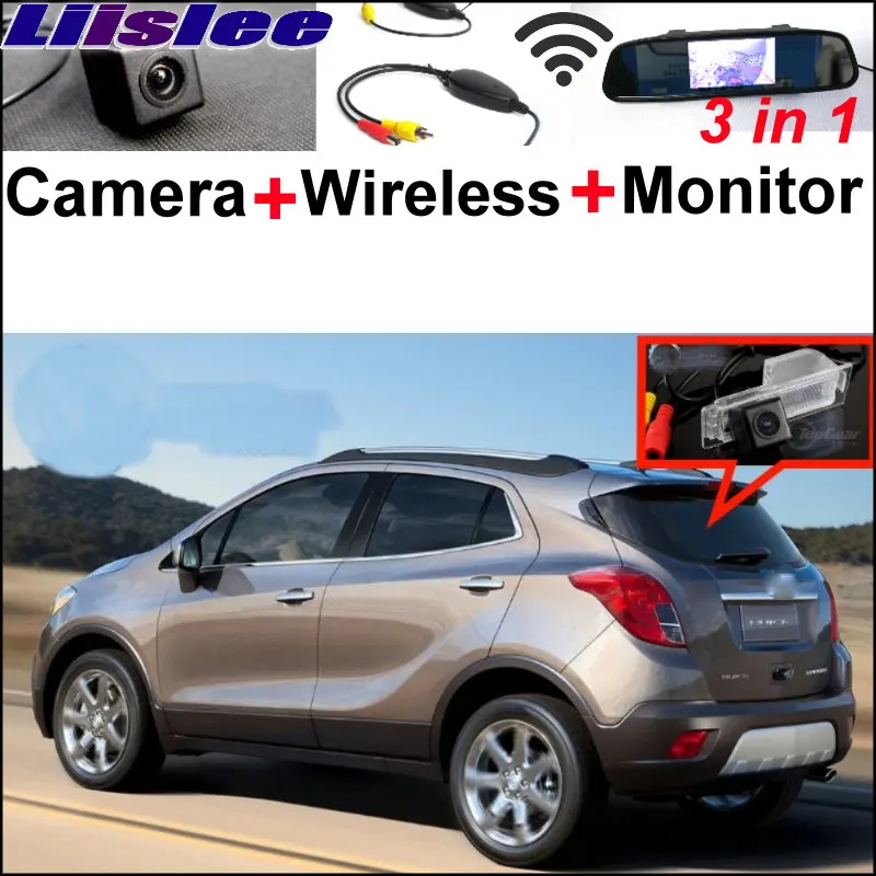 Liislee For Buick Encore For Opel Mokka 2012~2014 3 in 1 Special WiFi Camera + Wireless Receiver + Mirror Screen Parking System
