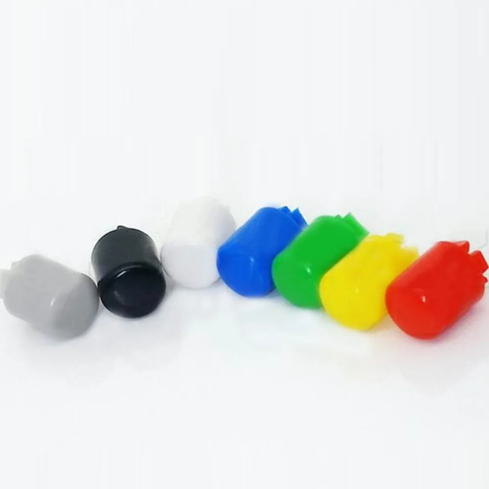 

100pcs 9*12.8mm push button switch cap round button cap for 12*12mm square tactile switches
