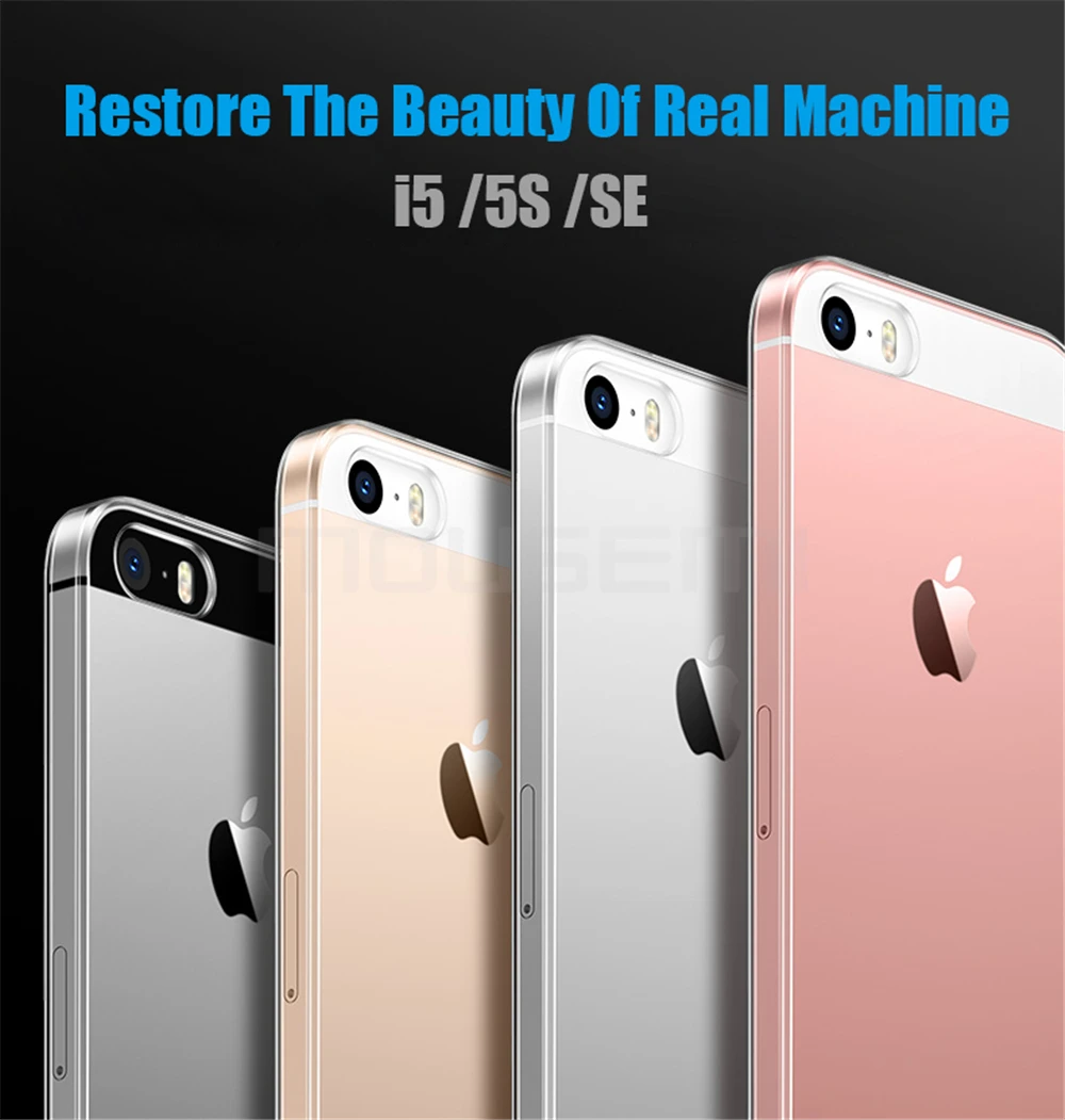 MOUSEMI For iPhone 5s se Case Silicone Transparent Clear Soft TPU Phone Cases For iPhone 5 Luxury Thin Coque 5S For iPhone Case (3)