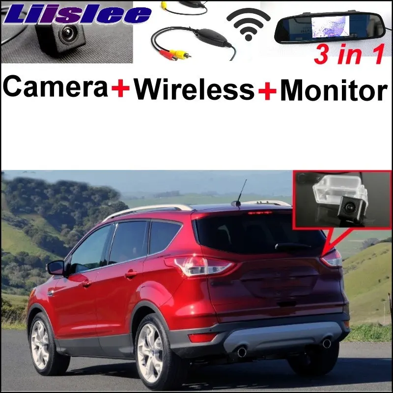 

Liislee 3 in1 Special Camera + Wireless Receiver + Mirror Monitor Easy DIY Parking System For Ford Escape 2011~2017 (Americas)
