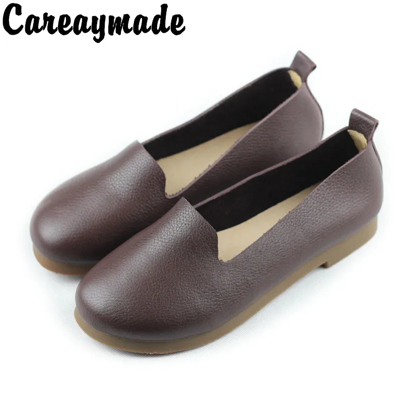 Careaymade-Head layer cowhide pure handmade flat shoes,cowhide overhead lazy shoes,comfortable soft sole single shoes Careaymade-Head layer cowhide pure handmade flat shoes,cowhide overhead lazy shoes,comfortable soft sole single shoes