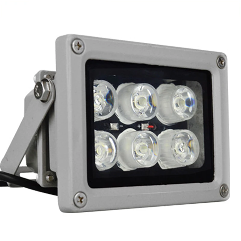

CCTV LEDS 6 Strong Infrared Light LED CCTV Illuminator Fill Lamp Night Vision 50M Waterproof lamp For Security CCTV IP Camera