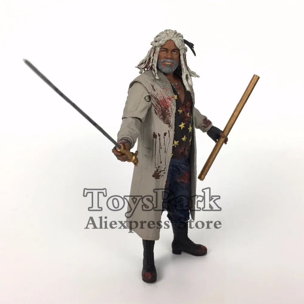 

ToysPark The Walking Dead 5" Ezekiel Bloody Action Figure Skybound Mcfarlane 2017 NYCC Exclusive Series Collectible Loose