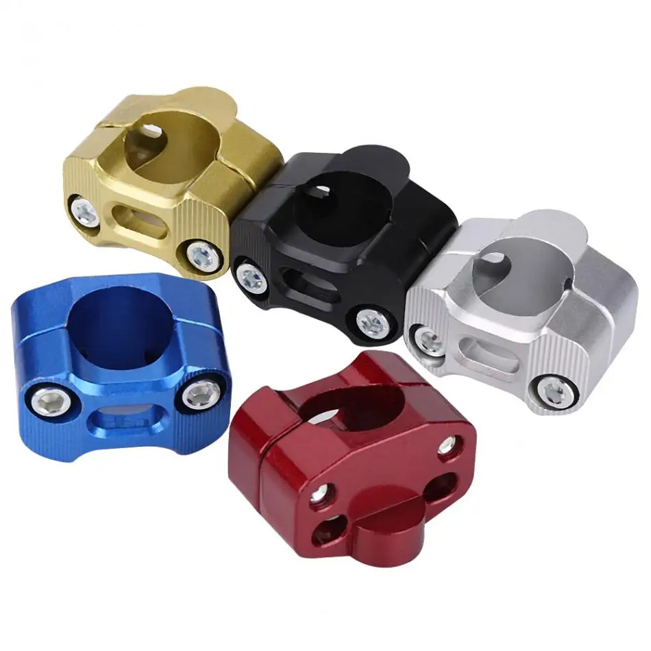 CNC Aluminum Alloy 1 1/8" Motorcycle Handlebar Risers 28mm Adjustable