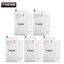 Fuers 5 шт./лот 433 МГц Дверной контакт беспроводной дверной оконный магнитный датчик входа(батарея в комплекте