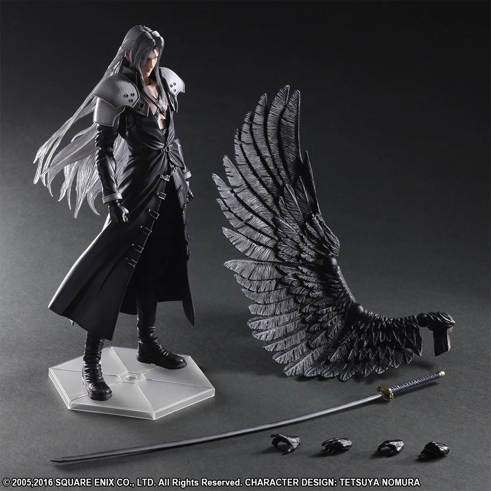 

PLAY Arts Kai Final Fantasy VII 7 Sephiroth PVC Action Figure Collectible Model Toy 26cm