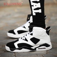 New men basketball shoes Breathable outdoor Athletic sneakers for adults hombre the four seasons ankle boots women boots