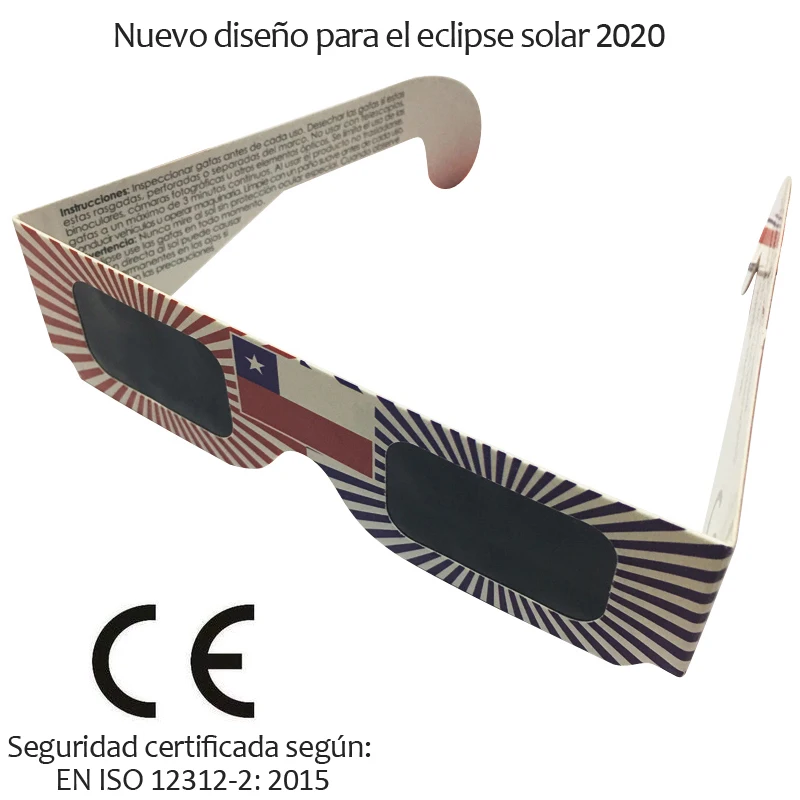 100pcs/lot Safe 3D Paper Solar Glasses,Eclipse Viewing Glasses Newest Design...