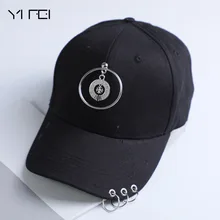 Новинка года женские хлопковые железный обруч цветок пентаграмма Бейсбол Кепки открытый для отдыха и путешествий Защита от солнца-доказательство шляпа Unisex регулируемые Твердые Кепки