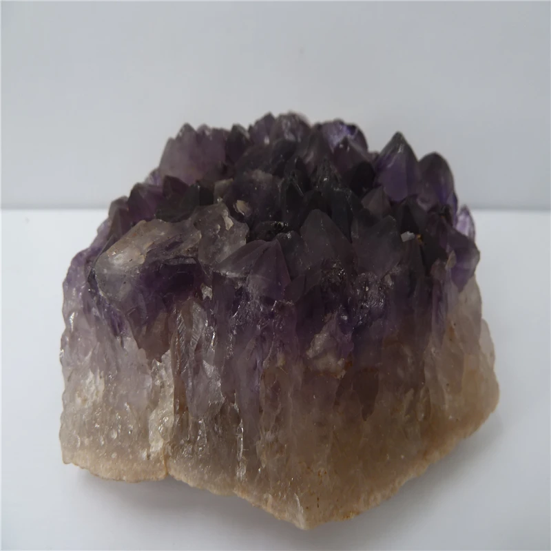 

NATURAL Amethyst quartz Crystal specimen cluster Aquarium decoration T1066
