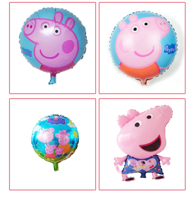 

Pepe balloon pig page 45 * 76 cm (large) baby child read comic creative decoration's birthday party