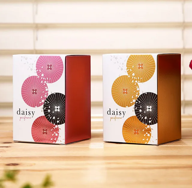luxury whire foldable paper box for skin care customized waterproof box design templates
