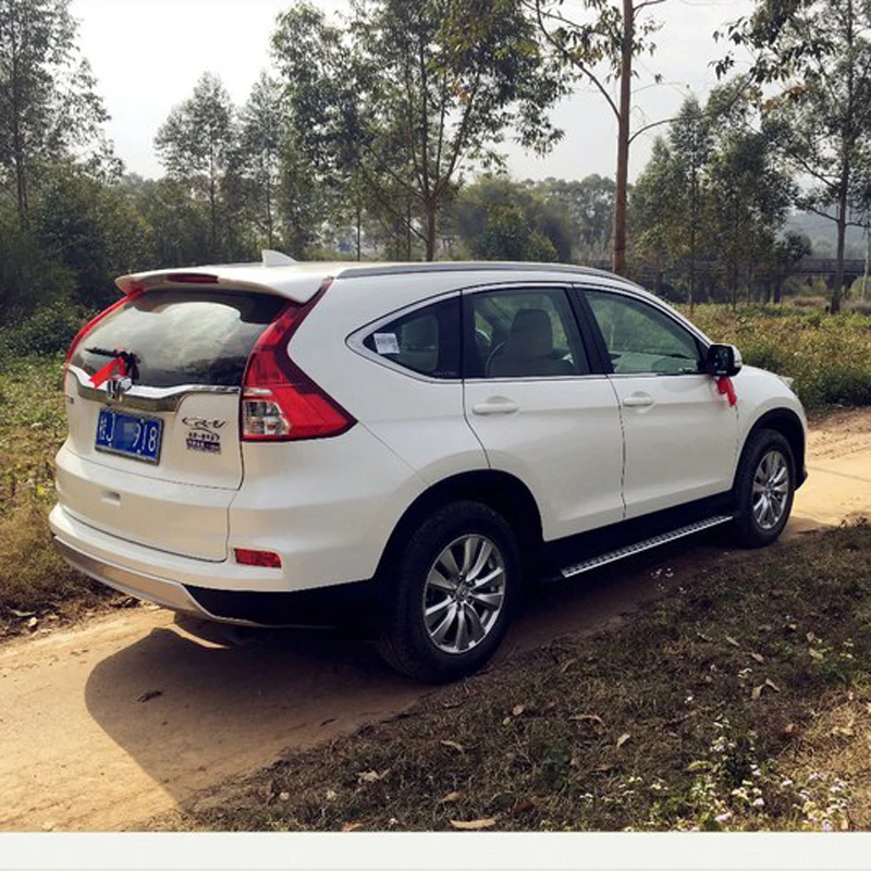 For Honda CRV Spoiler 2012 2013 2014 2015 Car Tail Wing Decoration ABS Plastic Unpainted Primer Rear Trunk Roof Spoiler For Honda CRV Spoiler 2012 2013 2014 2015 Car Tail Wing Decoration ABS Plastic Unpainted Primer Rear Trunk Roof Spoiler