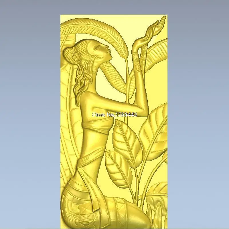 

High quality 3d model relief  for cnc or 3D printers in STL file format Girl