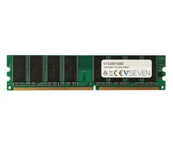 

V7 1GB DDR1 PC3200 - 400Mhz DIMM Desktop Memory Module - V732001GBD, 1 GB, 1 x 1 GB, DDR, 400 MHz, 184-pin DIMM, Green