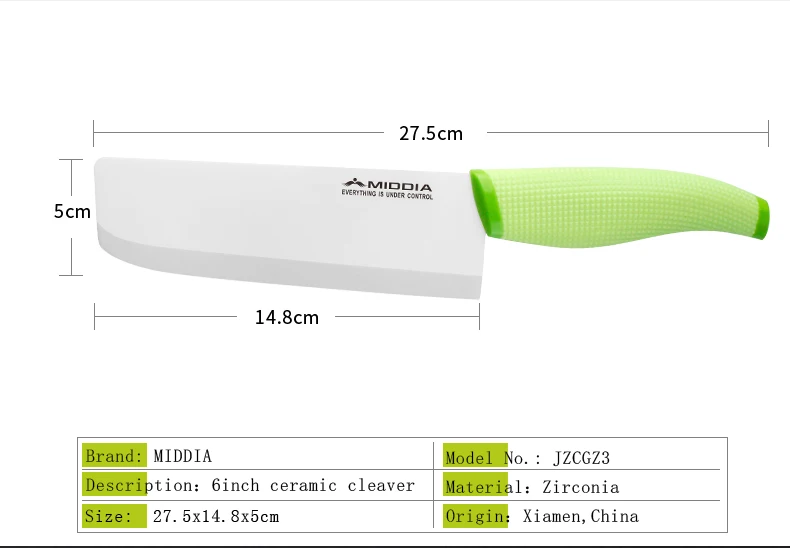 Middia " Керамический кухонный нож для мяса нож кухонные ножи для овощей и мяса для резки кухонная посуда кухонные инструменты