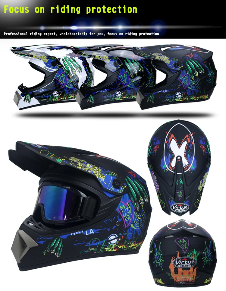 ATV Off-road Lightweight MotorBike Safety Helmet | Motorbike Accessories