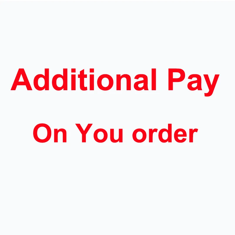 

Extra Fee For Remote Area Shipping Or Product Resending