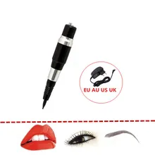 Тату-пистолет, постоянная машинка для перманентного макияжа, набор для татуажа для бровей, тату боди-арт, набор оборудования для татуировки