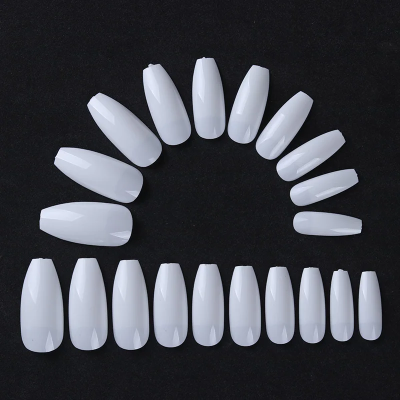 

100Pcs False Nails Tips Multi-size French Half Nail Tipsy Nail Art Tips With Box Nail Art DIY Design Decorative Accessories
