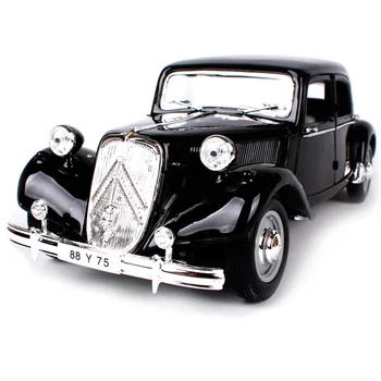 

Maisto 1:18 1952 citroen 15cv 6cyl black car diecast luxury vintage car model exquisite motorcar collective edition 31821