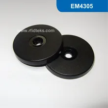 RT40 Диаметр: 40 мм ABS RFID токен метка, rfid-диск на небольших расстояниях, радиочастотная бирка для патрулирования персонала охранная система 125 кГц 512bit R/W с EM4305 чип