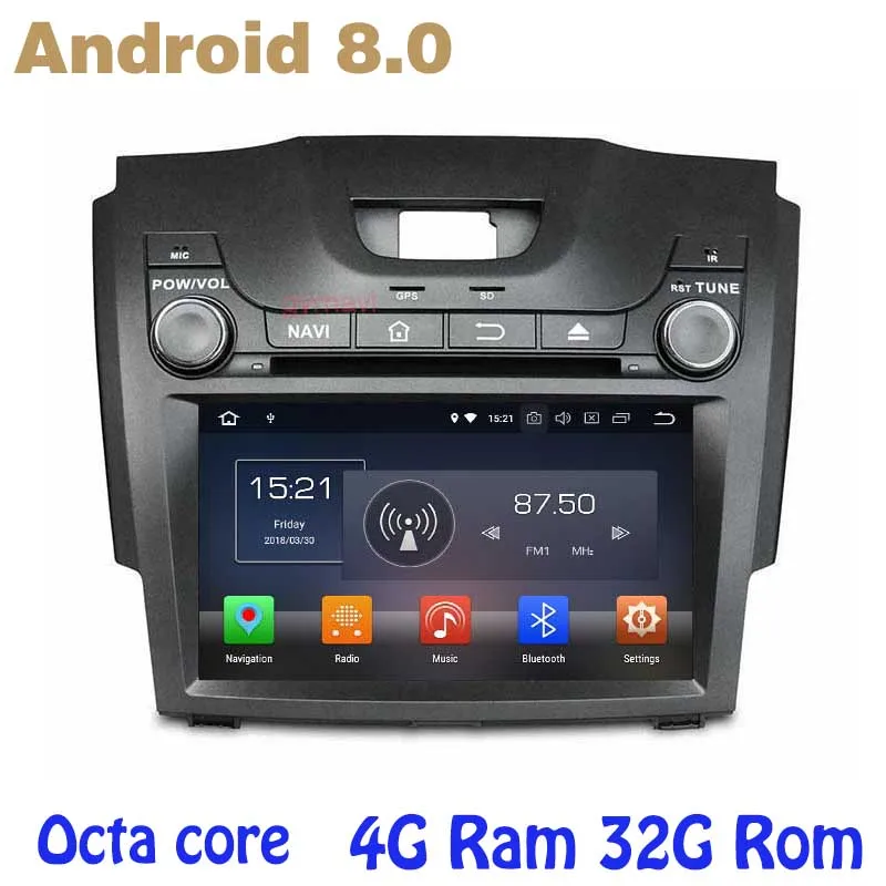 

Octa core PX5 Android 8.0 car dvd gps for chevrolet Colorado S10 Trailblazer Isuzu D-Max MU-X with 4G RAM 32G ROM wifi 4g usb