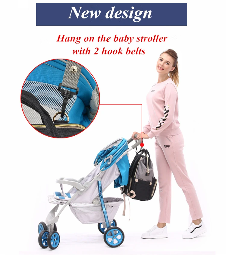 Fashion Diaper Bag Waterproof Travel Mummy Backpack Multifunction Maternity Nappy Bag Large Capacity Baby Stroller Bags For Mom (15)