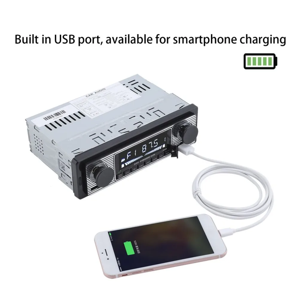 SX-5513 Bluetooth Stereo Car Radio Classical Style Vehicle MP3 Player Automobile Media Player Portable Car Accessories UK Plug SX-5513 Bluetooth Stereo Car Radio Classical Style Vehicle MP3 Player Automobile Media Player Portable Car Accessories UK Plug