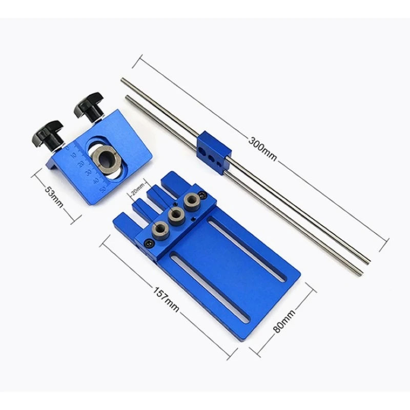 3 в 1 сверлильный локатор 08450 сверлильный направляющий набор деревообрабатывающий инструмент DIY деревообрабатывающий Столярный станок Высокоточный дюбель джиг комплект