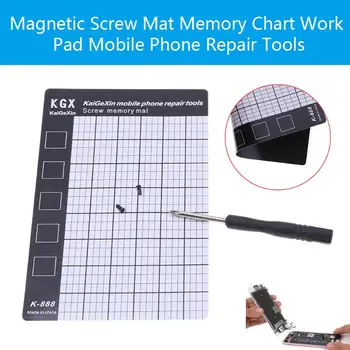 

1pc 145x90mm Palm Size Smart Phone Tablet PC Repair Pad Magnetic Screw Mat Pad Mini Mobile Phone Tablet PC Repair Hand Tool Set