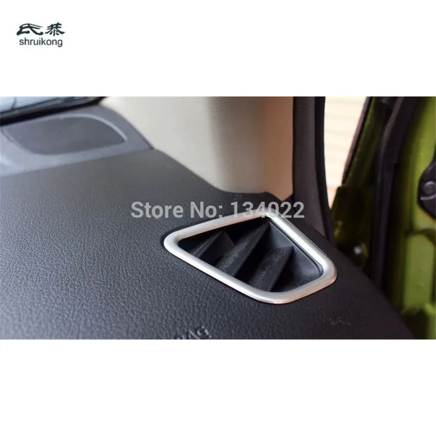 

Free shipping ABS electroplating car stickers High air conditioning outlet decoration sequins for suzuki S-CROSS car styling